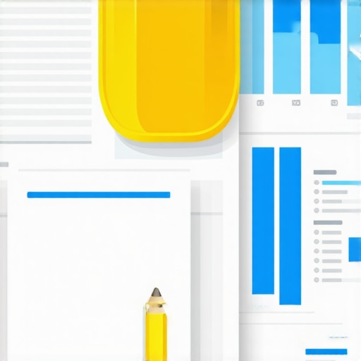 Construction Site with Permits and Cost Estimates Construction documents and estimation charts laid out on a site table.