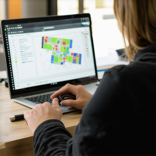 Illustration of BIM models and digital permit platforms in home construction