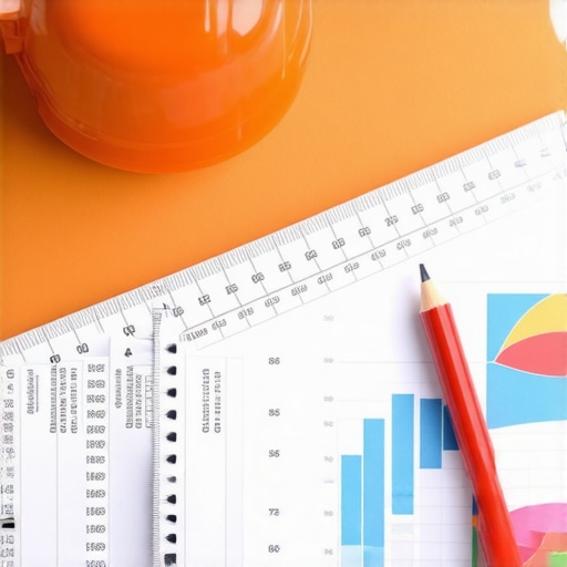 A graphical representation of detailed construction cost estimate with notes and charts