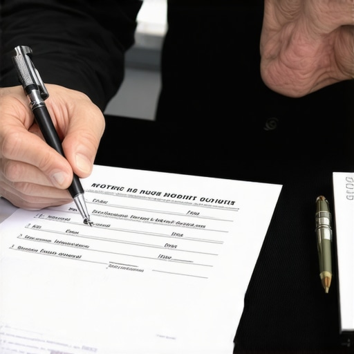 Homeowner examining a detailed contractor quote with focus on line items.