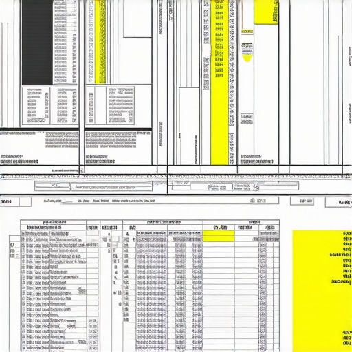 A construction site with planning documents and a calculator on the table