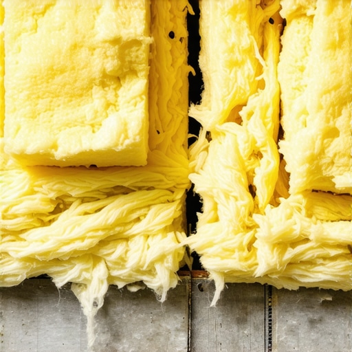 installer placing dense mineral wool insulation between wall studs
