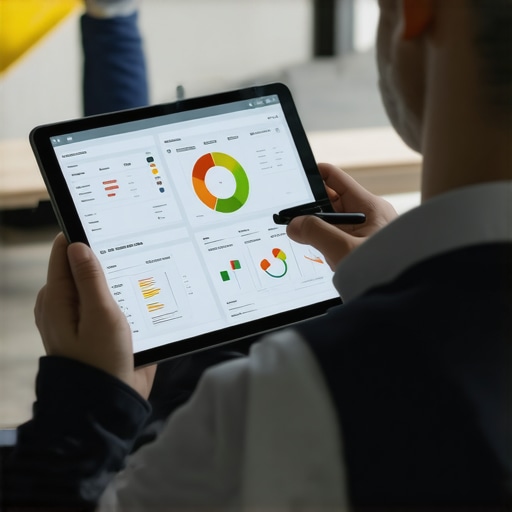 Construction estimator using digital tools for accurate project estimating.