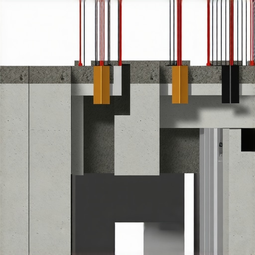 Structural diagram of an egress window installation in a concrete foundation showing rebar and opening requirements