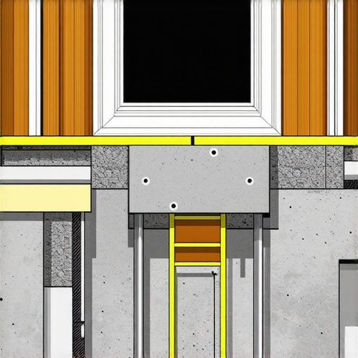 Diagram of a legal basement egress window and exterior window well with a safety ladder